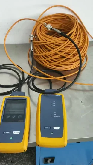 Prueba de paso del cable LAN de los accesorios de computadora del cable de alambre eléctrico S/FTP CAT6A